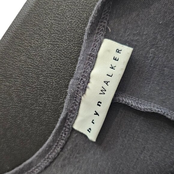 Bryn Walker Womens Zia Tunic, Sleeveless, Lagenlook, Side Panels, Grey, Size M - Picture 3 of 8